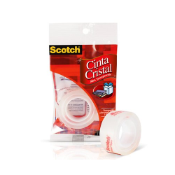 Cinta Scotch Cristal 12mm...