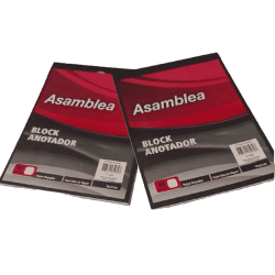 Block Anotador Asamblea 40...