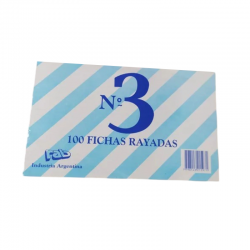 Ficha Raya Blanca Número 3...