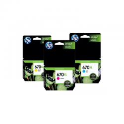 Cartucho Hp 670Xl Color Cyan/Magenta/Amarillo
