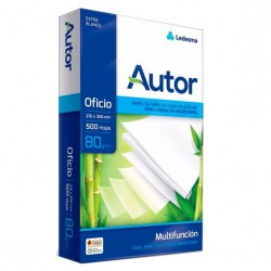 RESMA LEDESMA AUTOR 80G OFICIO