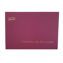 Libro Registro de Acciones...