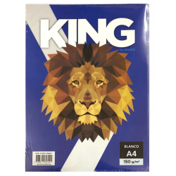 Papel King A4 150grs 100...