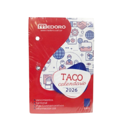 Taco Calendario Medoro 2026