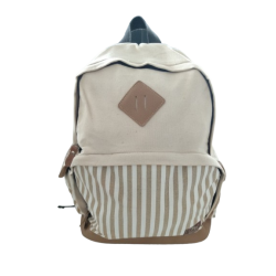 Mochila FW Beige con rayas...