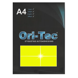 Etiquetas Ori-Tec Amarillo...