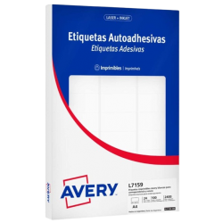 Etiquetas Avery A4 64x34mm...