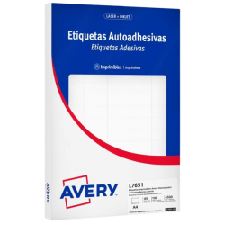Etiquetas Avery A4 38x21mm...