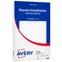 Etiquetas Avery A4...