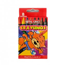 Crayones Utiluno X 8